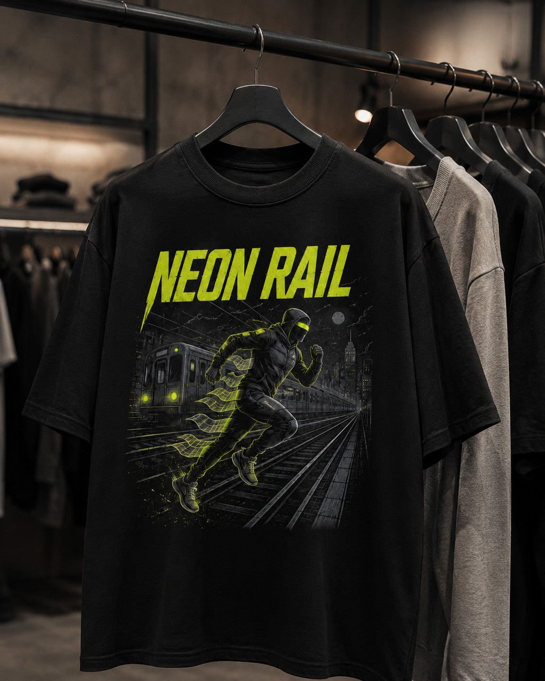 Neon/Grey Graphic Tee, lifestyle 4