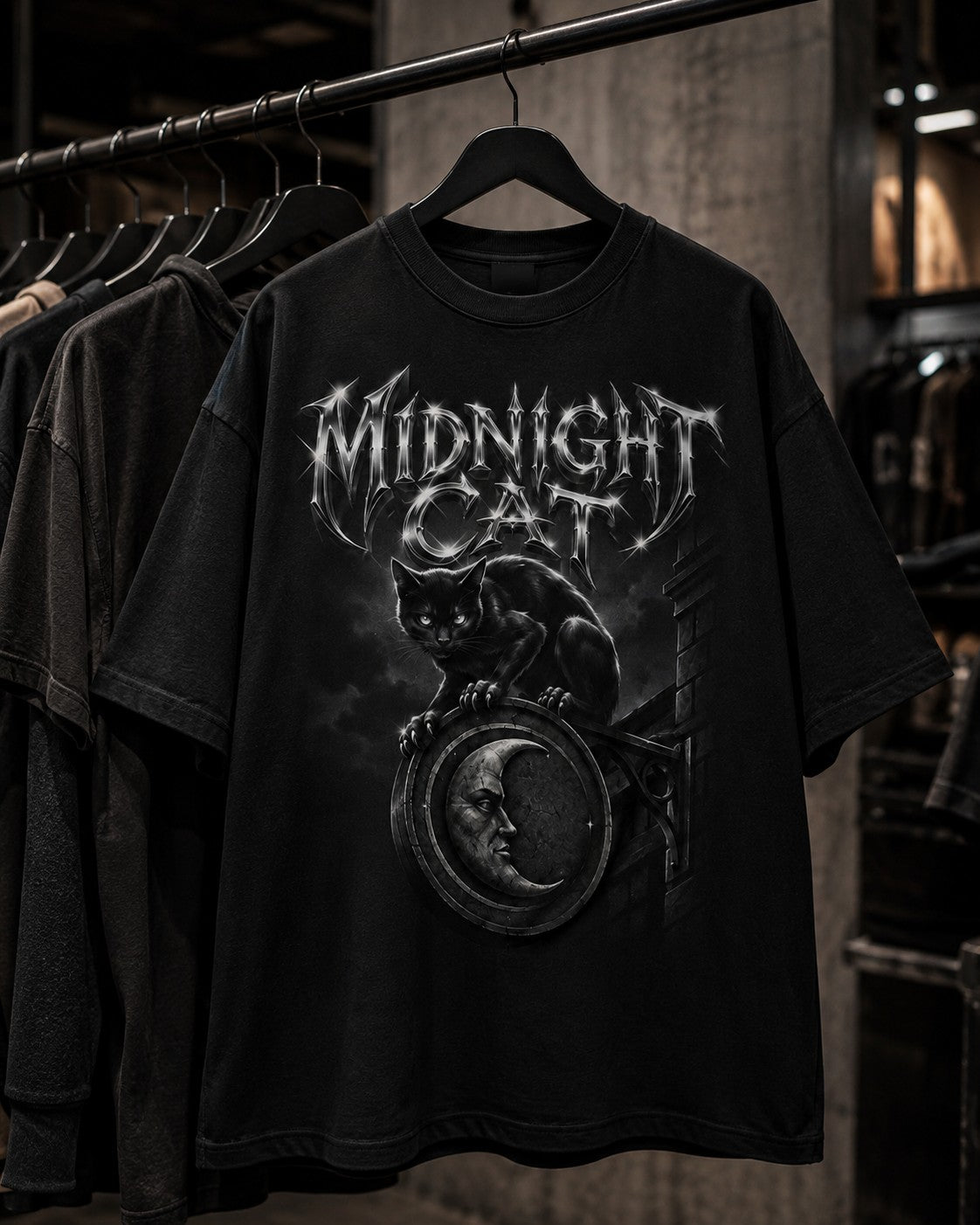 Black/White Graphic Tee, lifestyle 4