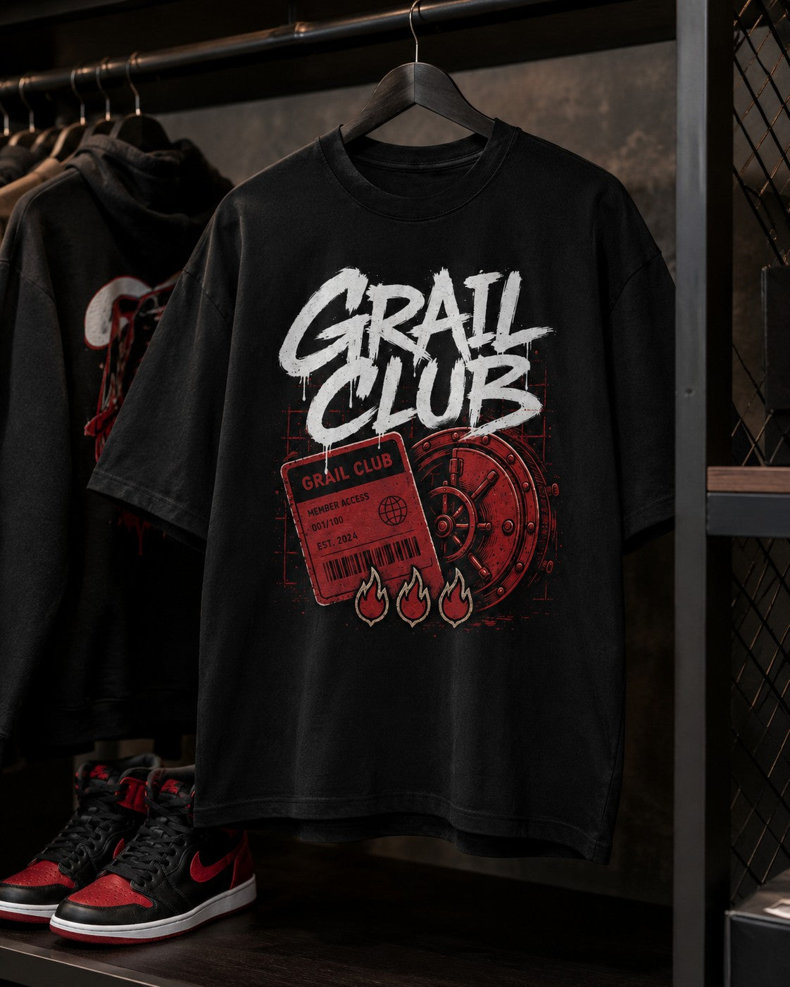 Red/Black Graphic Tee, lifestyle 4