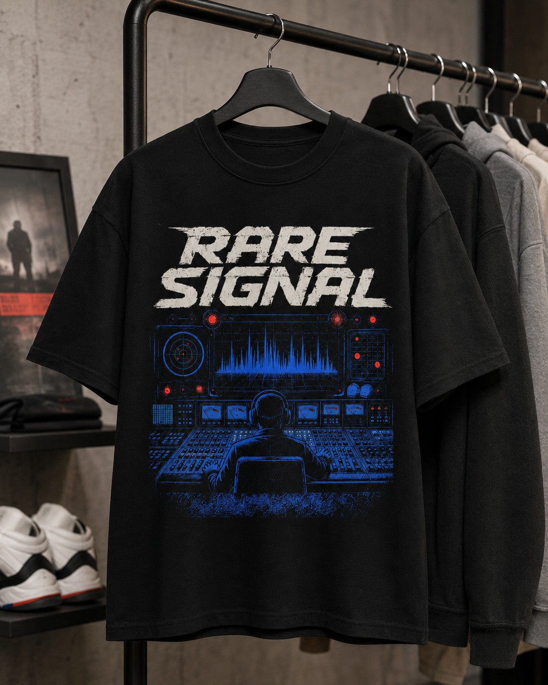 Blue/Black Graphic Tee, lifestyle 4
