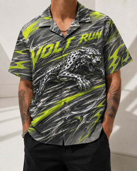 Neon/Grey Hawaiian Shirt, lifestyle 1