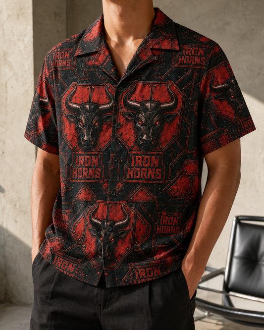 Red/Black Hawaiian Shirt, lifestyle 1