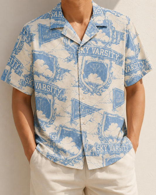 Blue/Sail Hawaiian Shirt, lifestyle 1