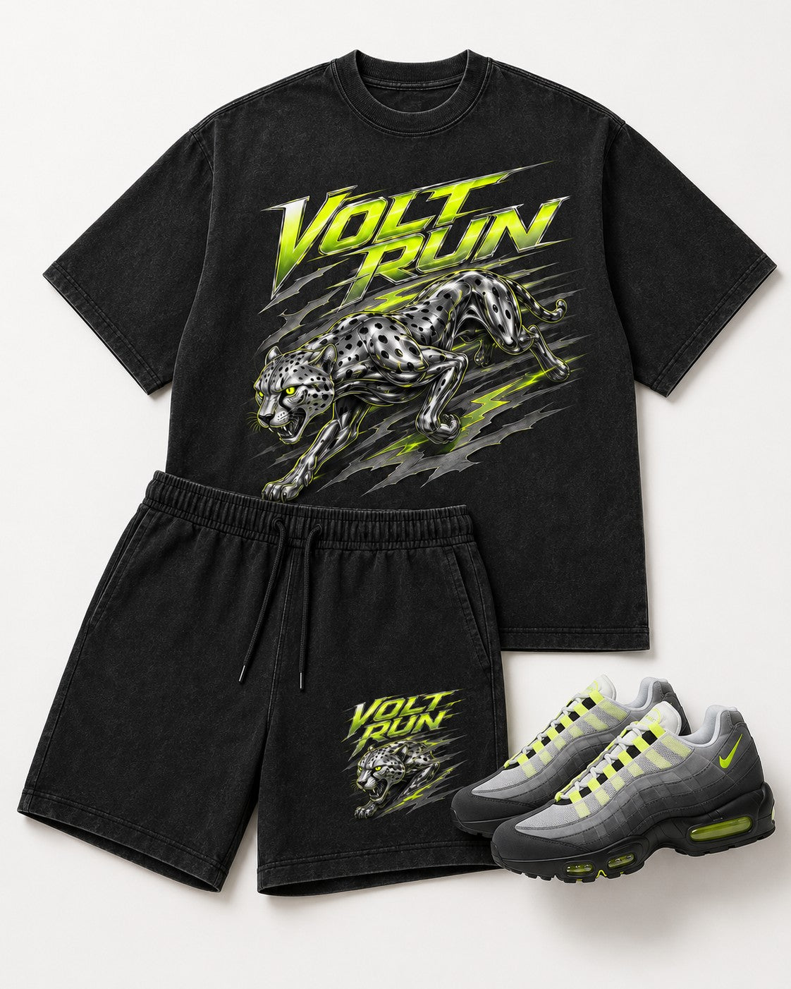 Neon/Grey Short Set, lifestyle 4