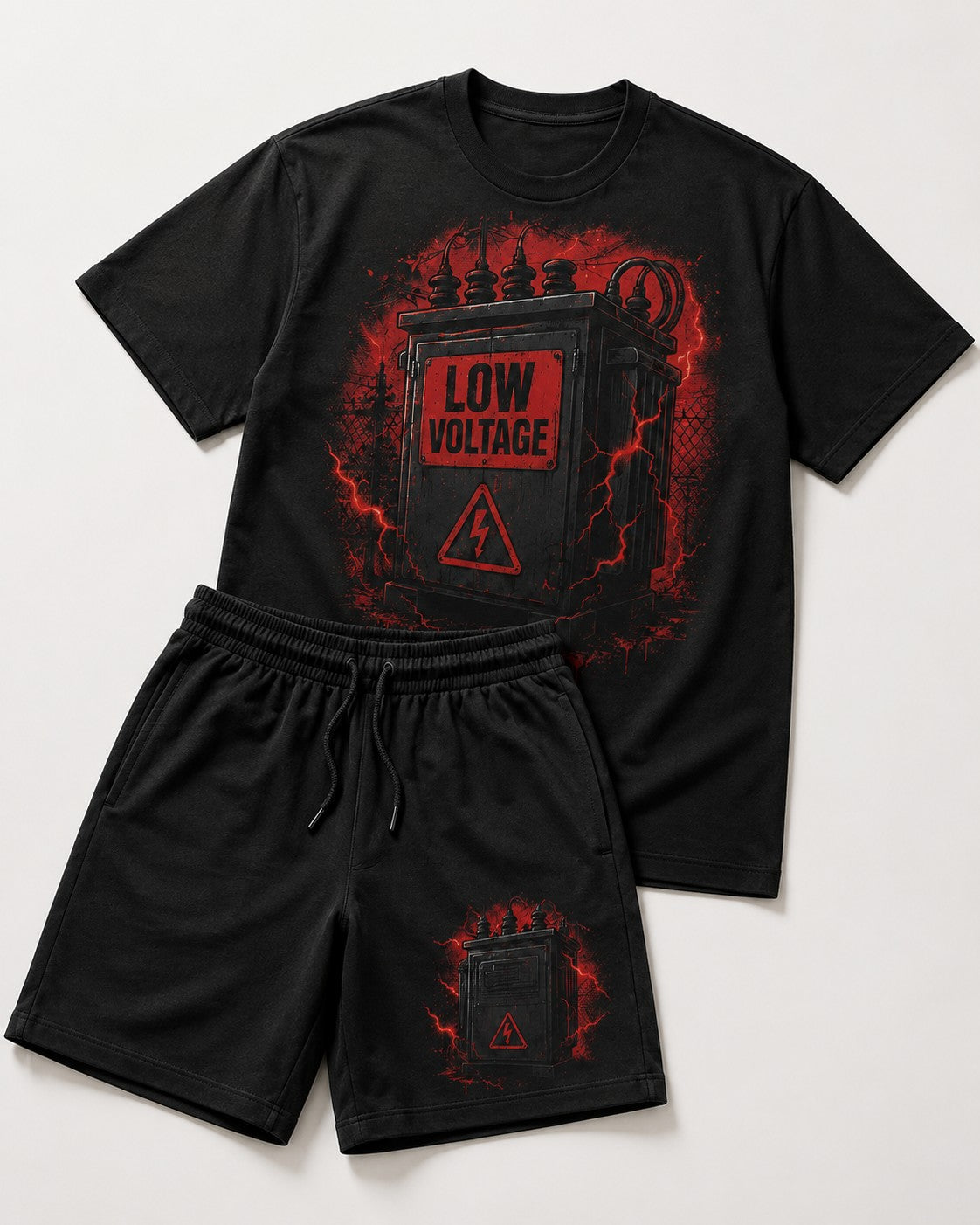 Red/Black Short Set, lifestyle 4