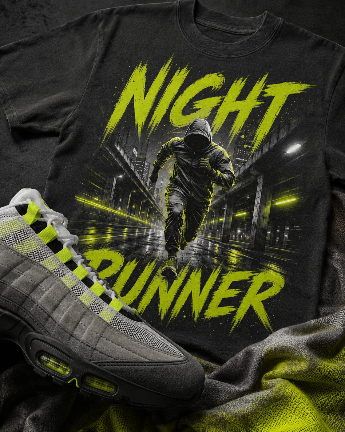Neon/Grey Graphic Tee, lifestyle 4