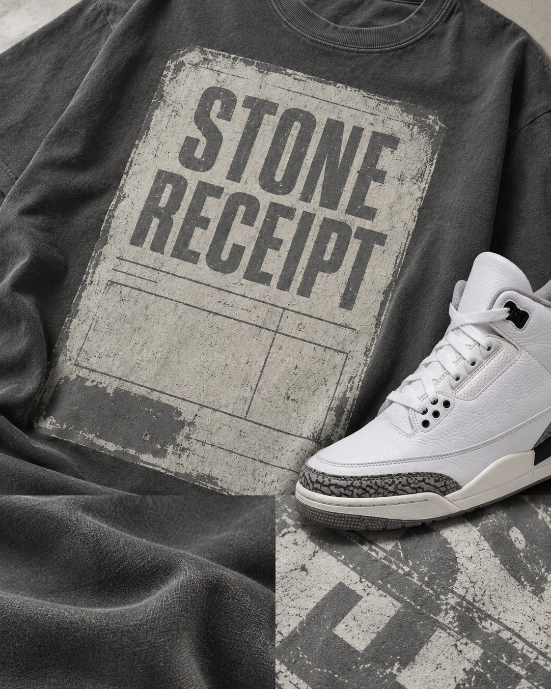 Grey/White Graphic Tee, lifestyle 4