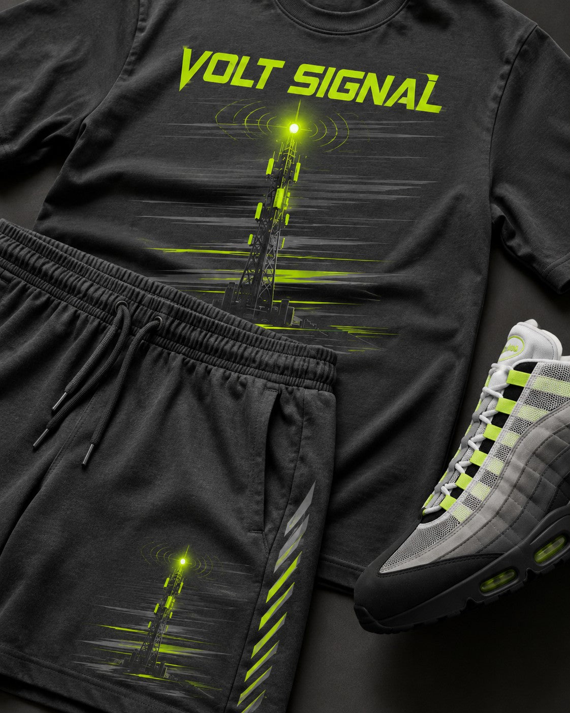 Neon/Grey Short Set, lifestyle 4
