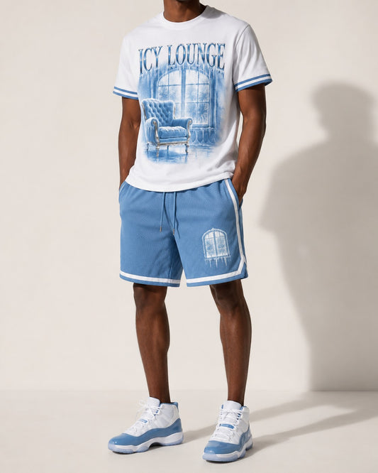 Blue/White Short Set, lifestyle 1