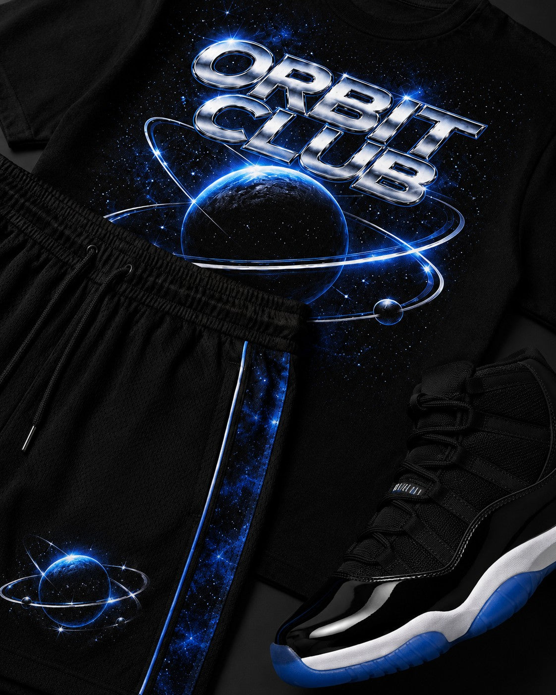 Black/Blue Short Set, lifestyle 4