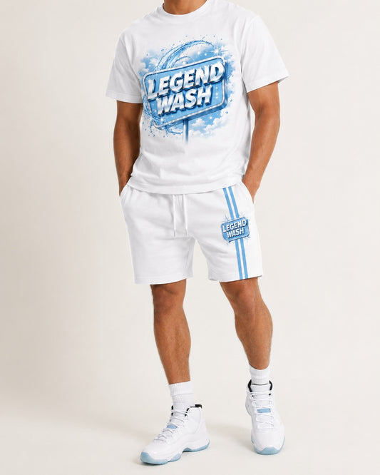 Blue/White Short Set, lifestyle 1