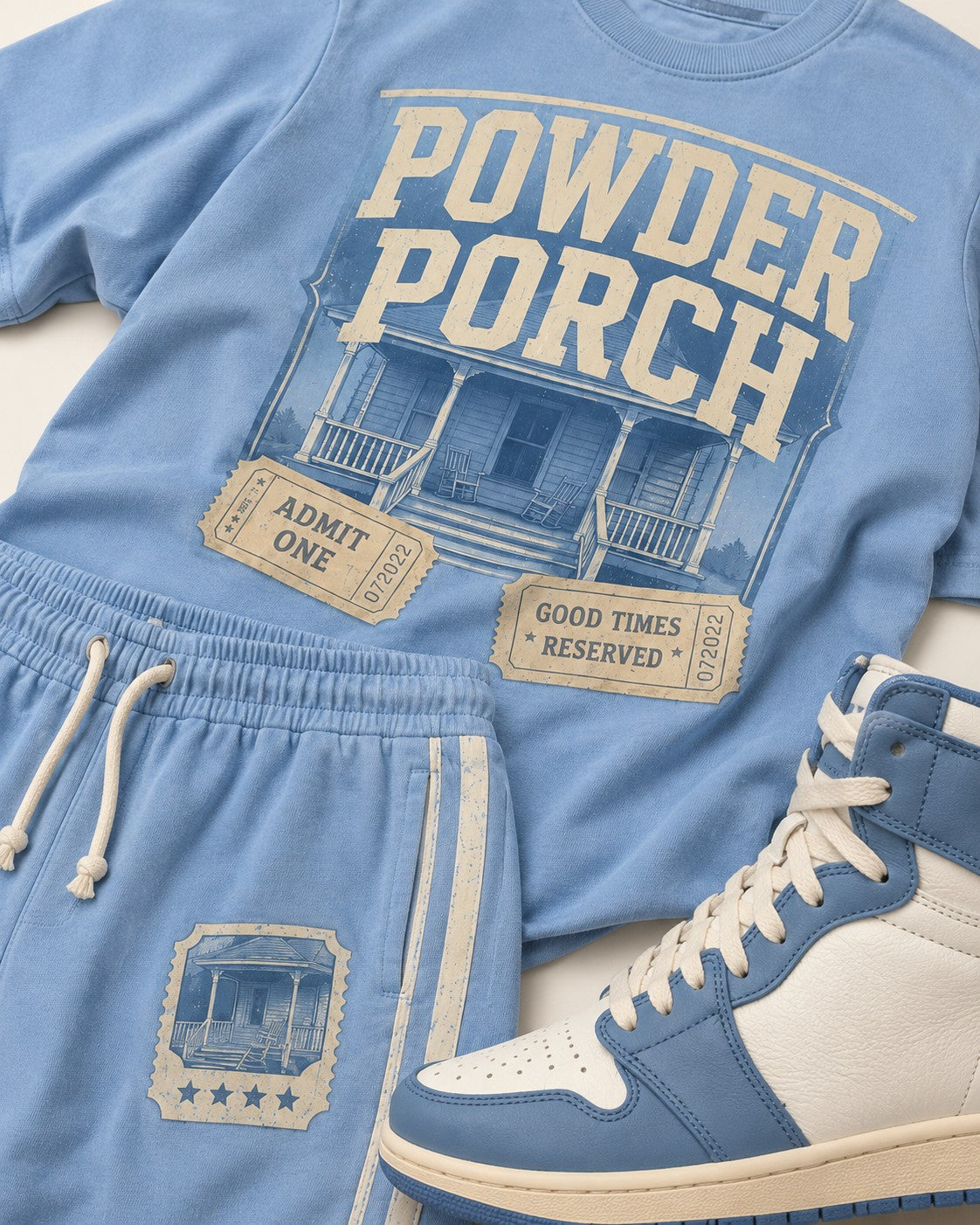 Blue/Sail Short Set, lifestyle 4