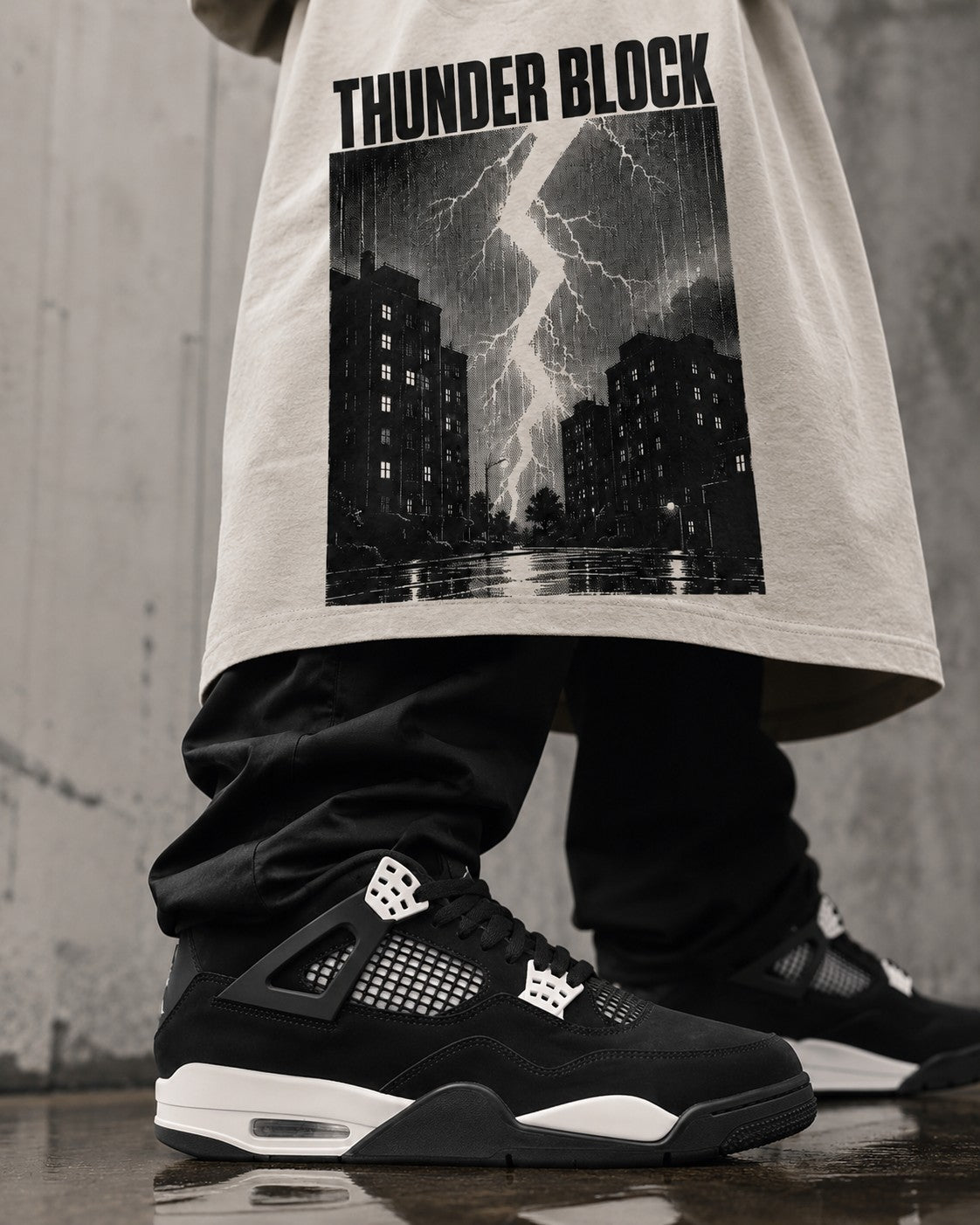 Black/White Graphic Tee, lifestyle 4