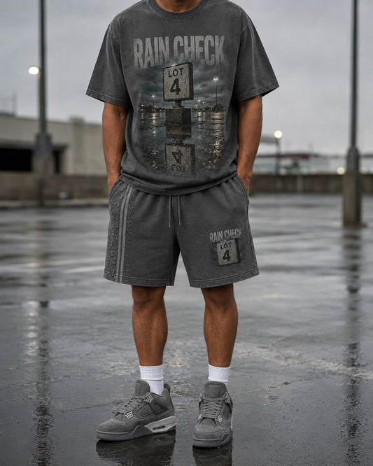 Grey/Black Short Set, lifestyle 1