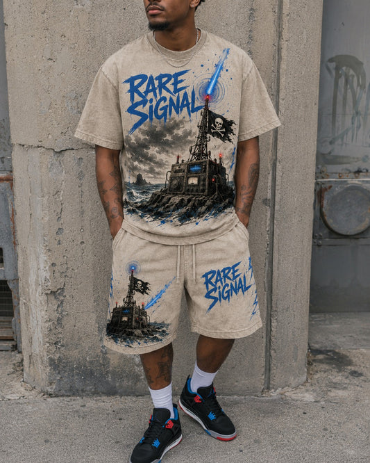 Black/Blue Short Set, lifestyle 1