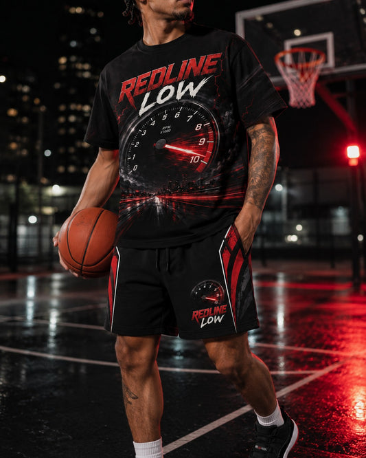 Black/Red Short Set, lifestyle 1