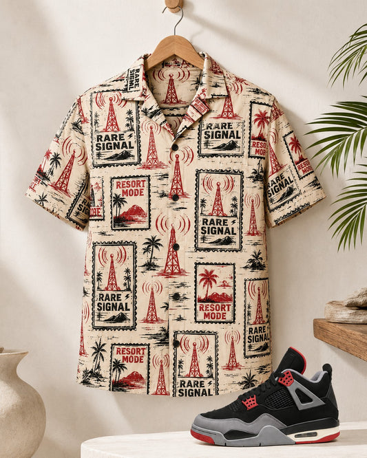 Red/Black Hawaiian Shirt, lifestyle 1