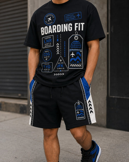 Blue/Black Short Set, lifestyle 1