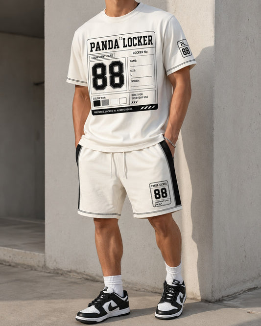 Black/White Short Set, lifestyle 1