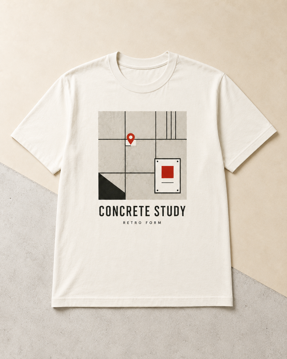 White/Cement Graphic Tee, lifestyle 5