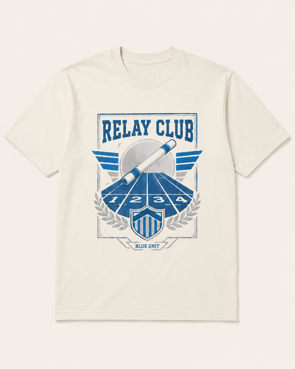 Blue/White Graphic Tee, lifestyle 5