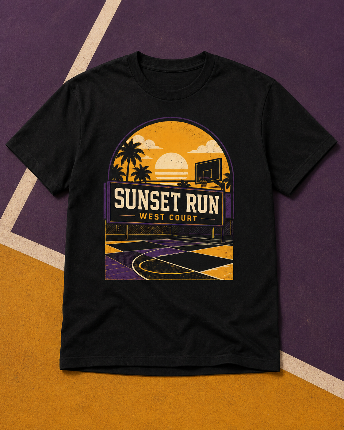 Purple/Gold Graphic Tee, lifestyle 5