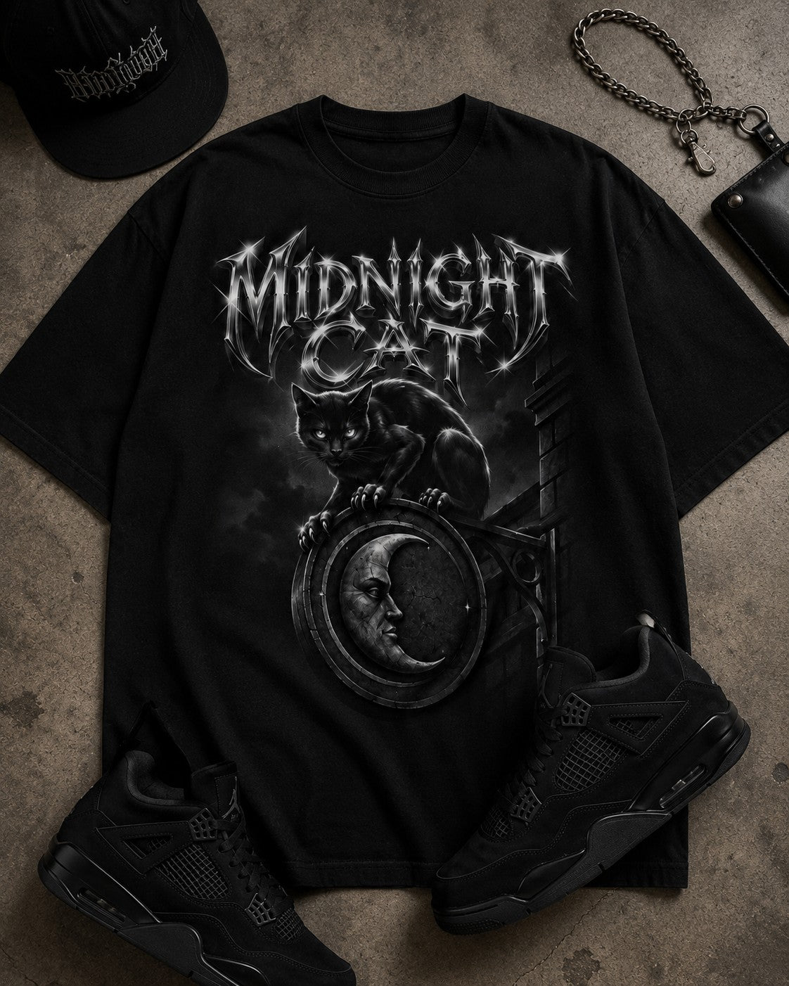 Black/White Graphic Tee, lifestyle 3