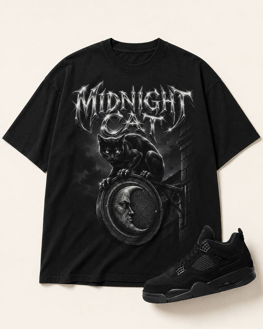Black/White Graphic Tee, front