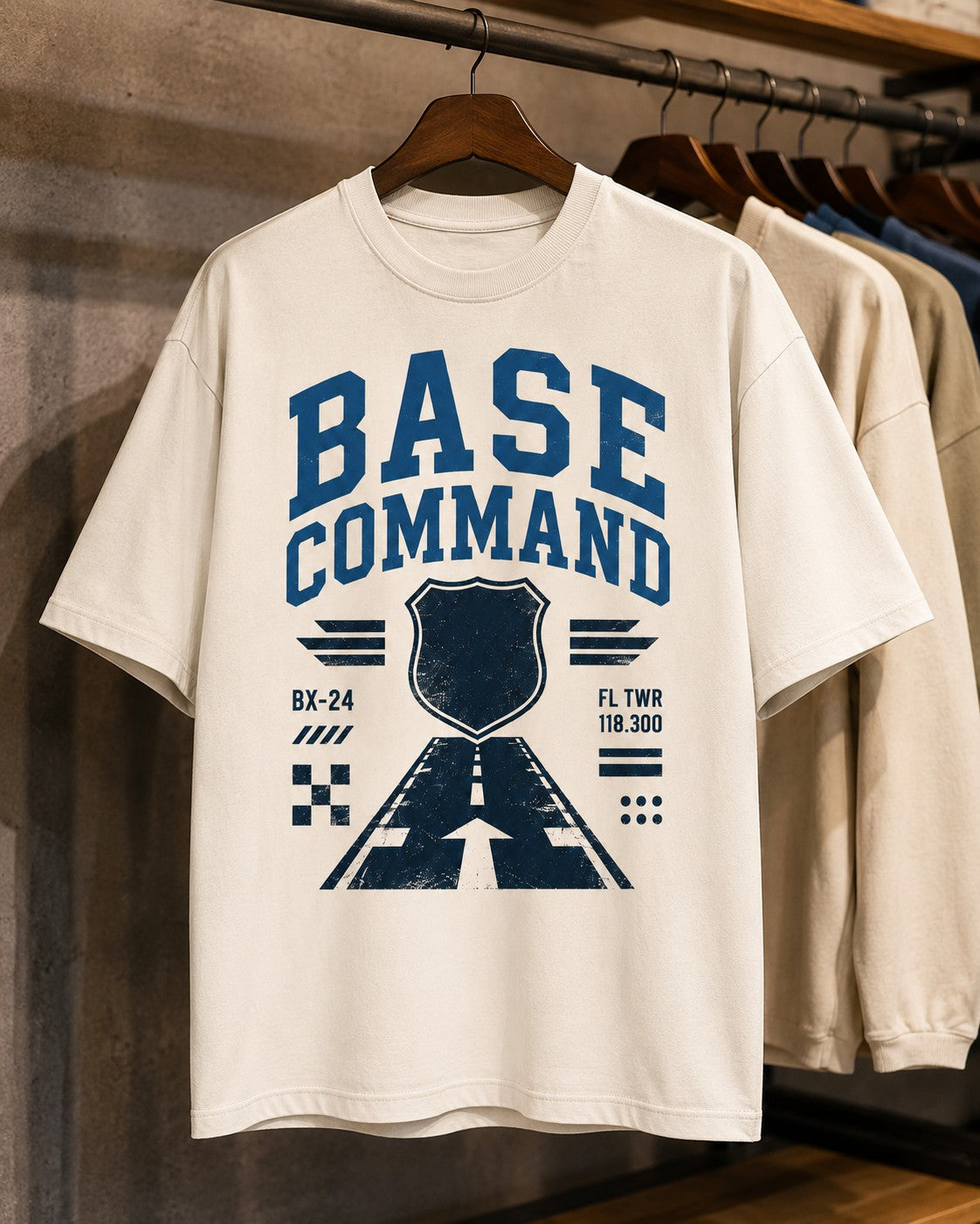 Blue/White Graphic Tee, lifestyle 4