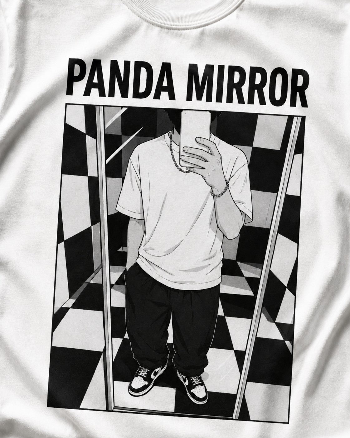 Black/White Graphic Tee, lifestyle 2