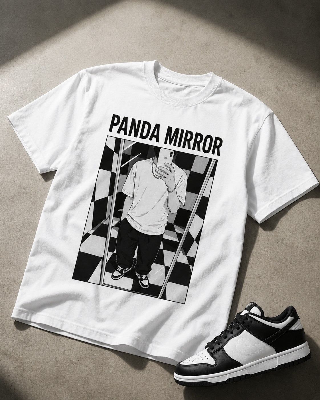 Black/White Graphic Tee, lifestyle 3
