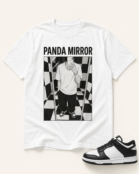 Black/White Graphic Tee, front