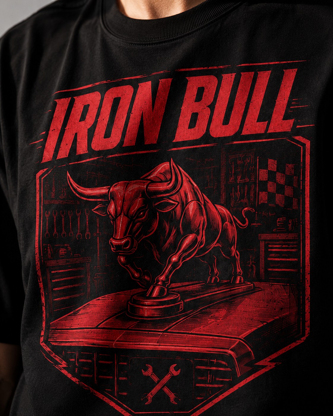 Red/Black Graphic Tee, lifestyle 2