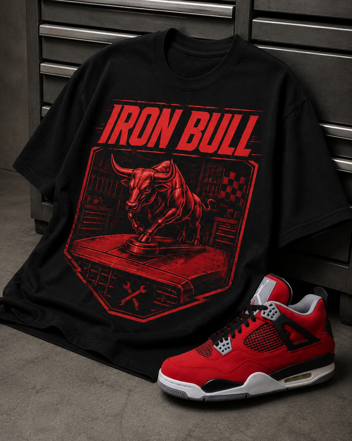 Red/Black Graphic Tee, lifestyle 3