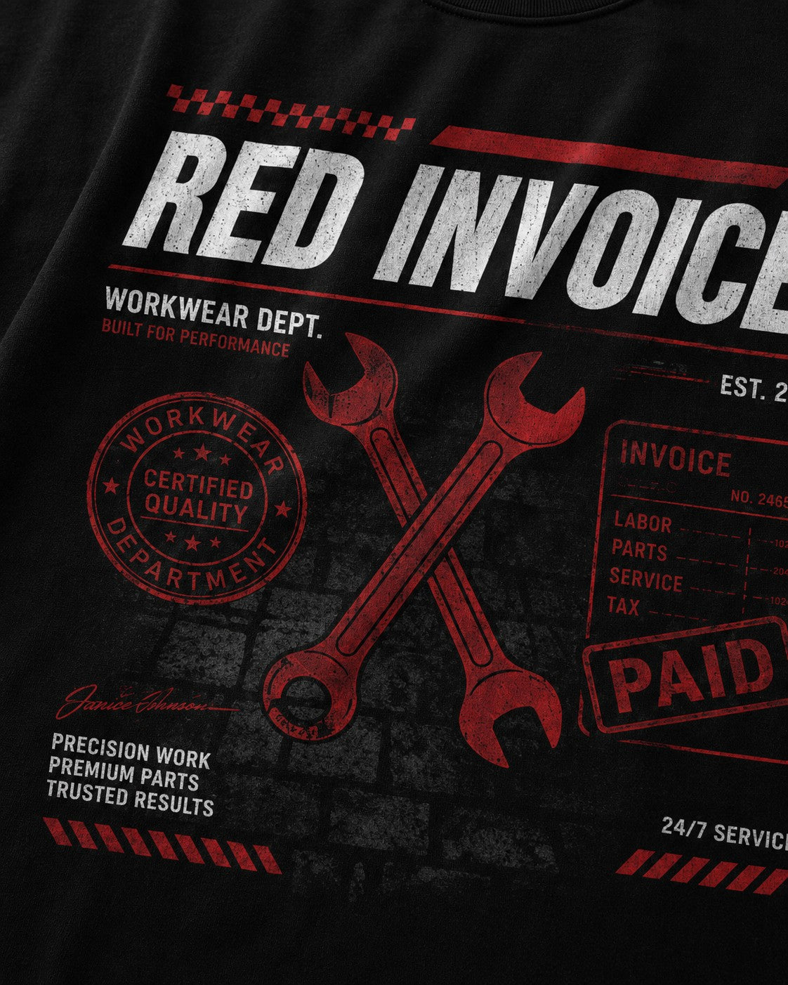 Red/Black Graphic Tee, lifestyle 2