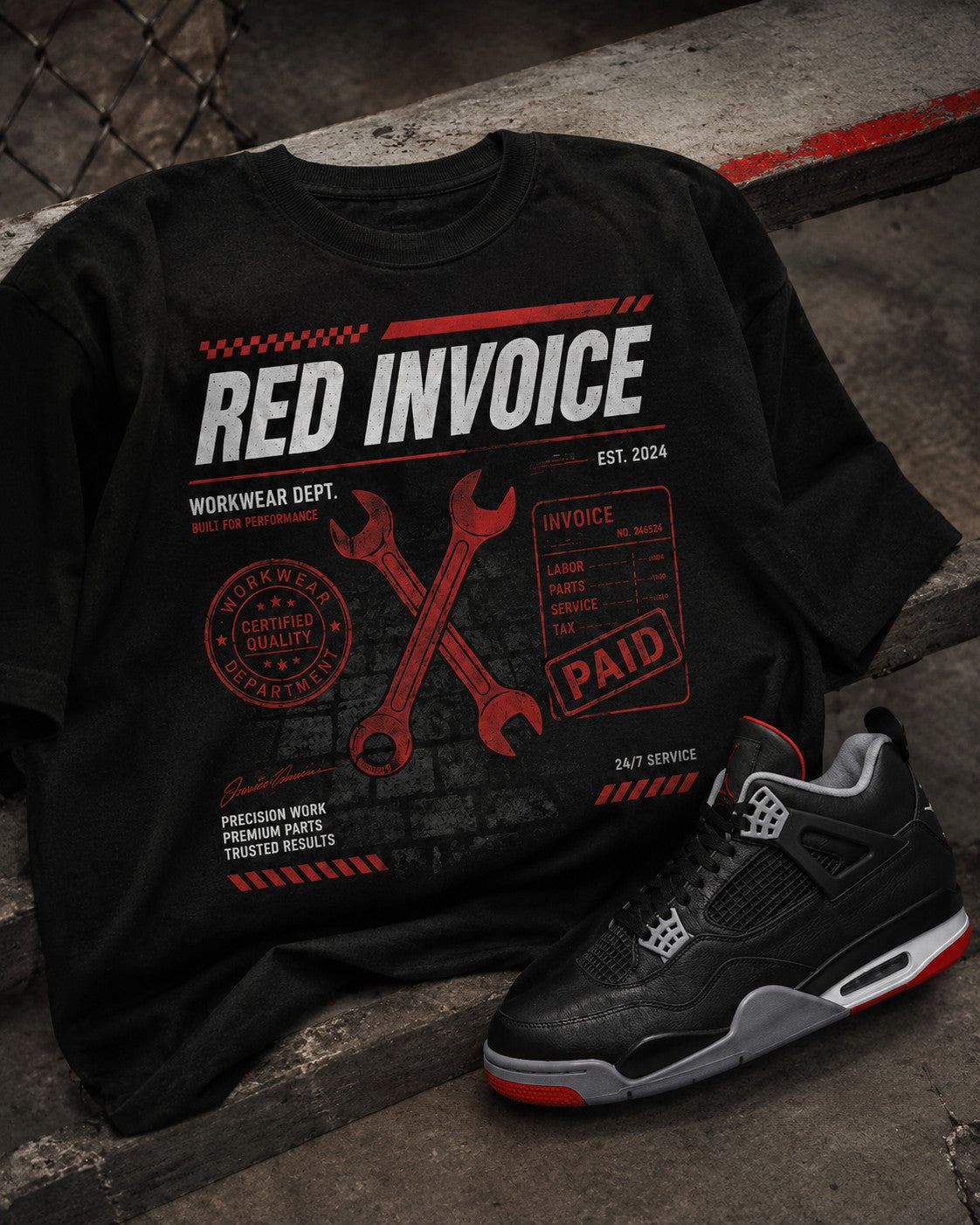 Red/Black Graphic Tee, lifestyle 3