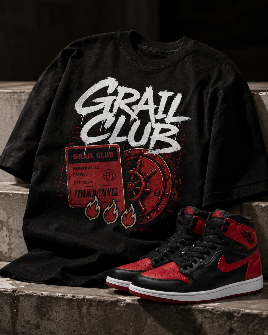 Red/Black Graphic Tee, lifestyle 3