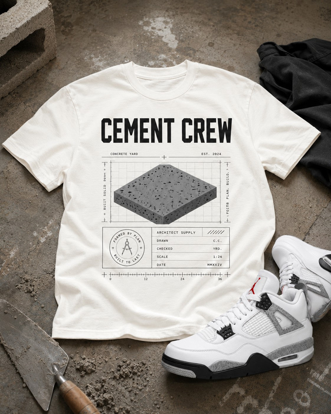 White/Grey Graphic Tee, lifestyle 3
