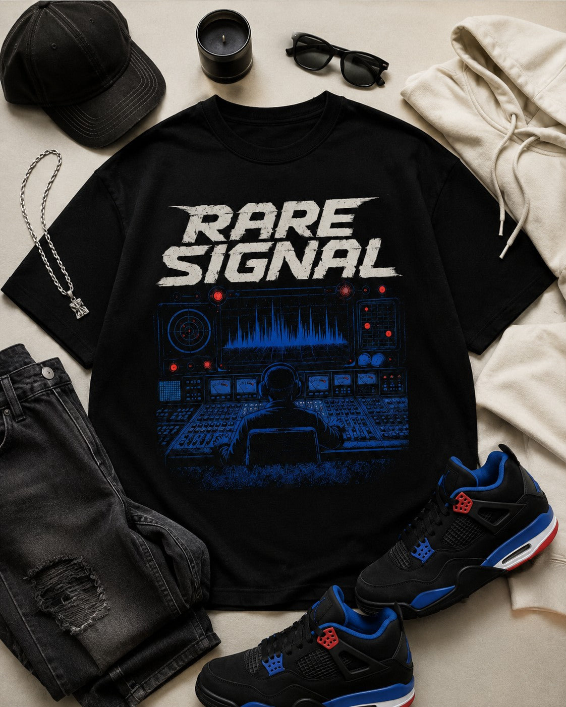 Blue/Black Graphic Tee, lifestyle 5