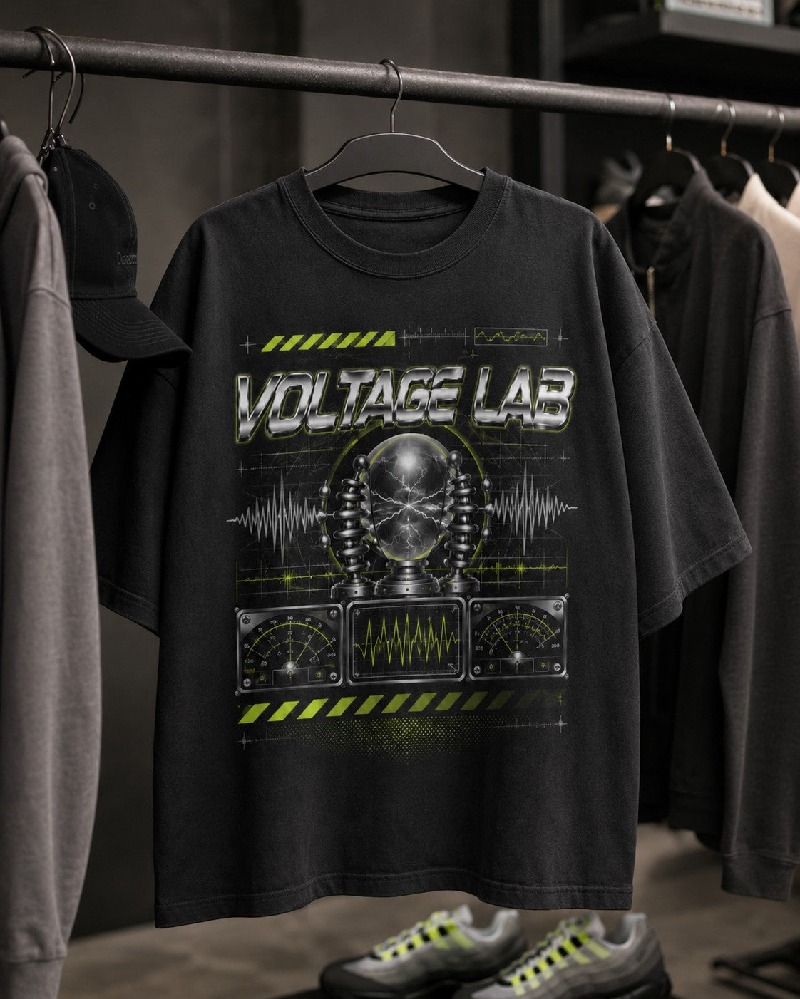 Neon/Grey Graphic Tee, lifestyle 4