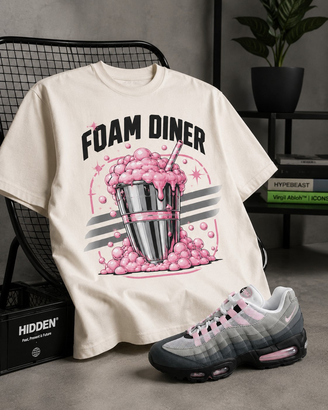 Pink/Grey Graphic Tee, lifestyle 3