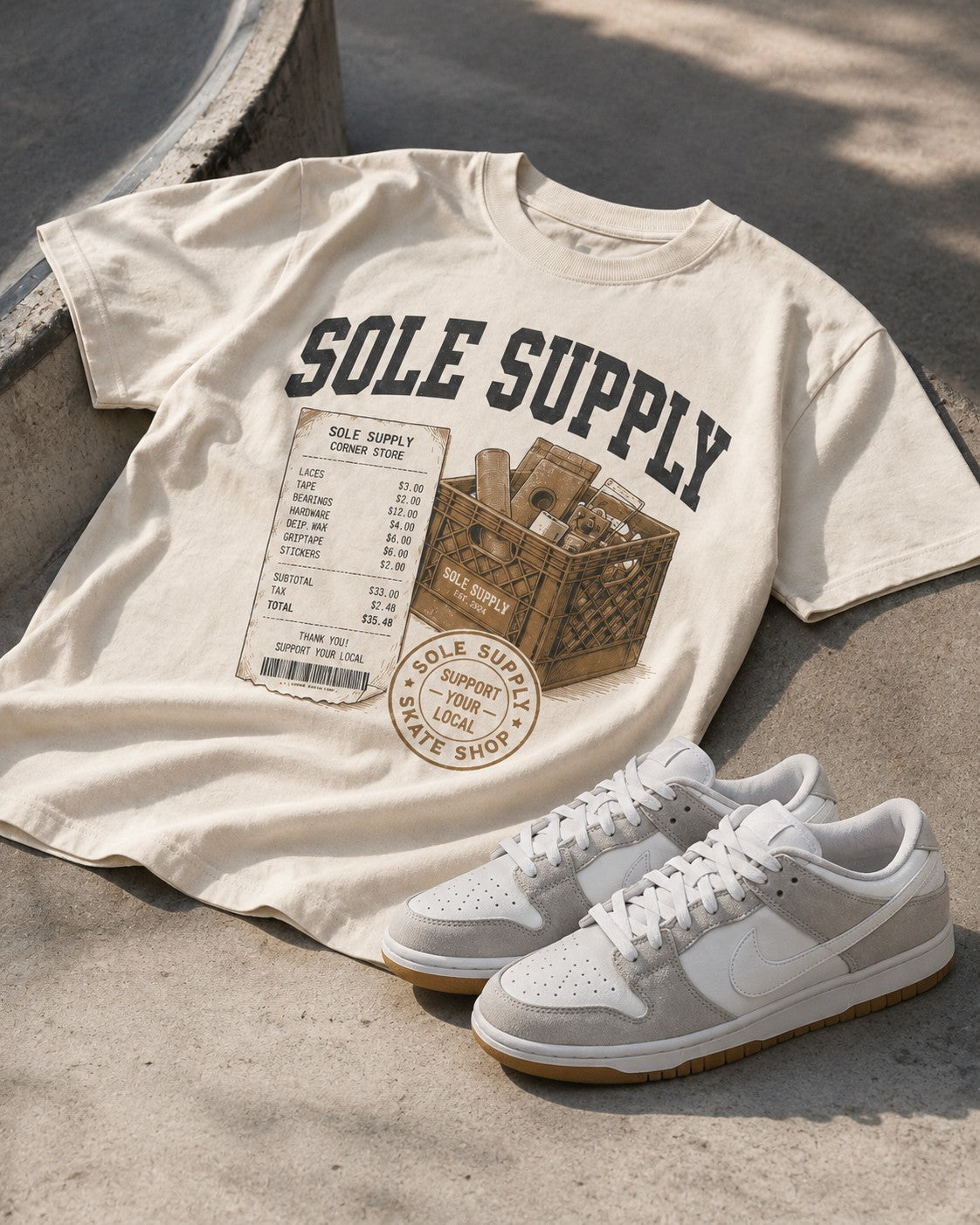 Grey/Brown Graphic Tee, lifestyle 3