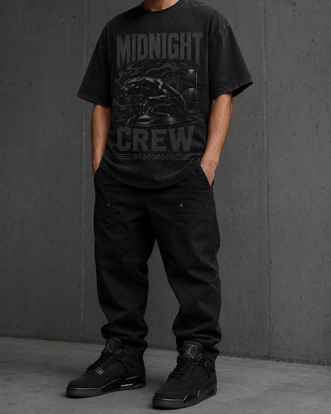 Black/Grey Graphic Tee, lifestyle 3