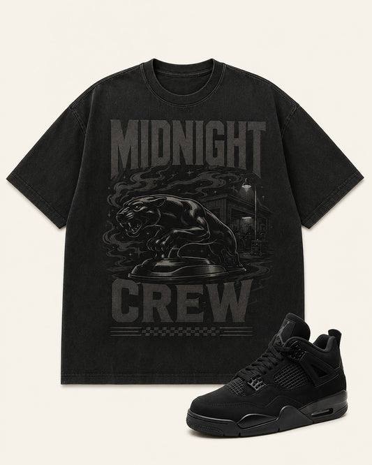 Black/Grey Graphic Tee, front