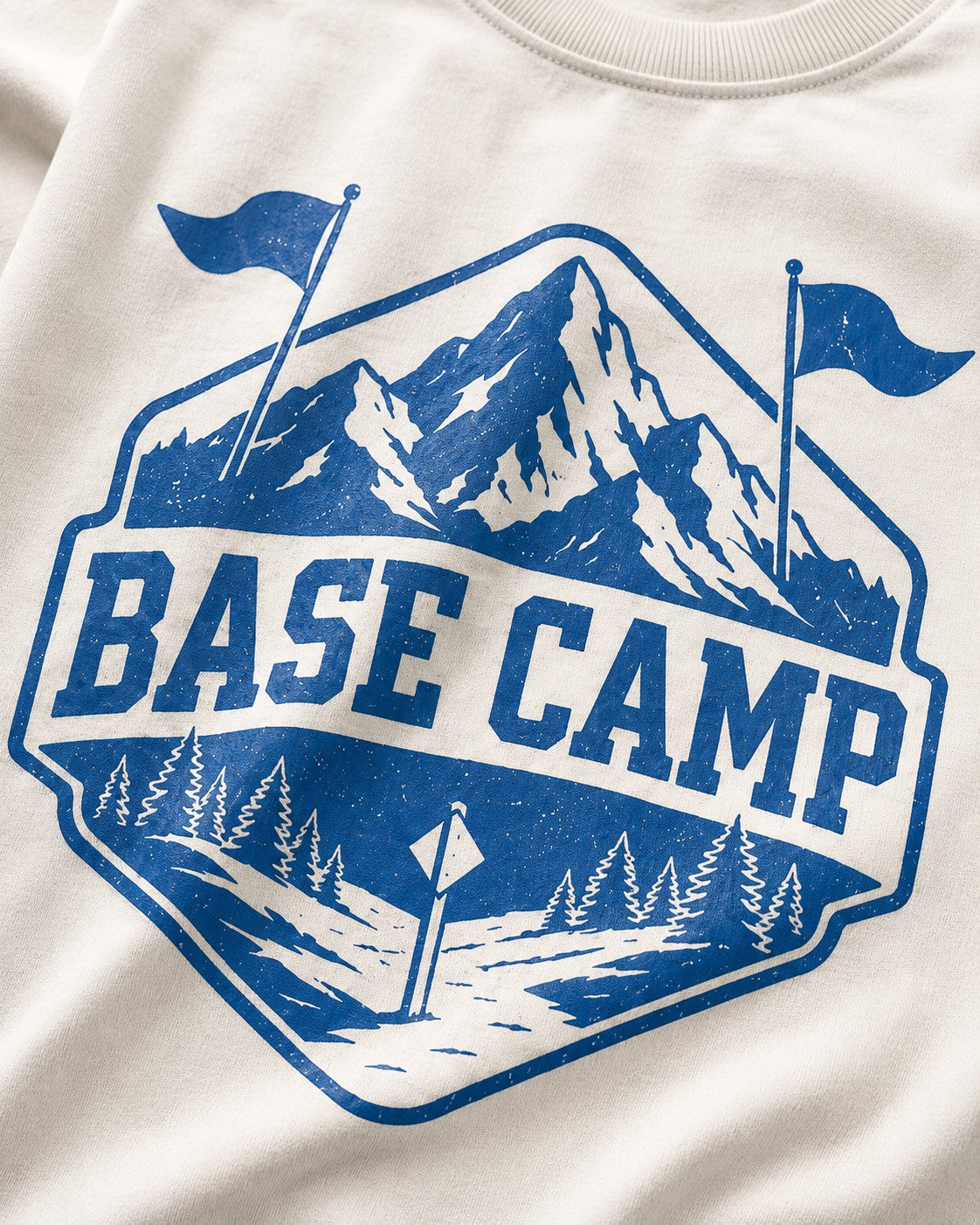 Blue/White Graphic Tee, lifestyle 2