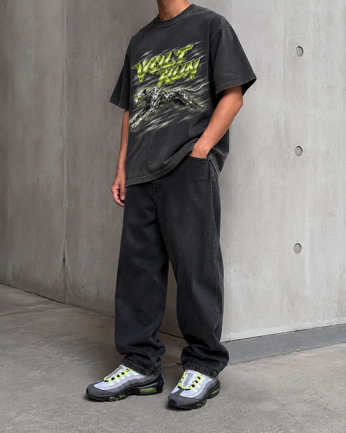 Neon/Grey Graphic Tee, lifestyle 3