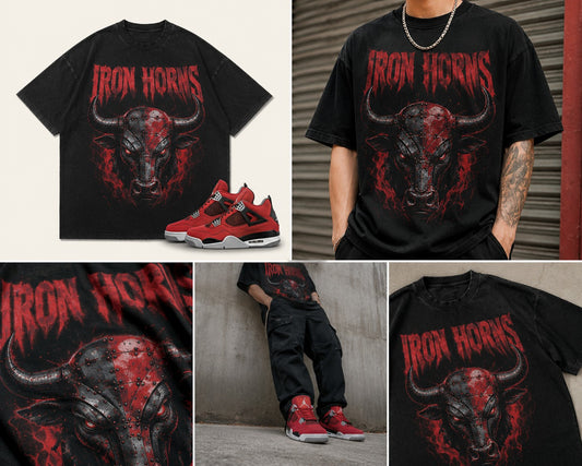 Red/Black Graphic Tee, front