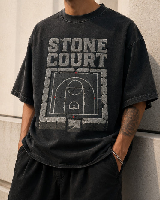 Grey/White Graphic Tee, lifestyle 1