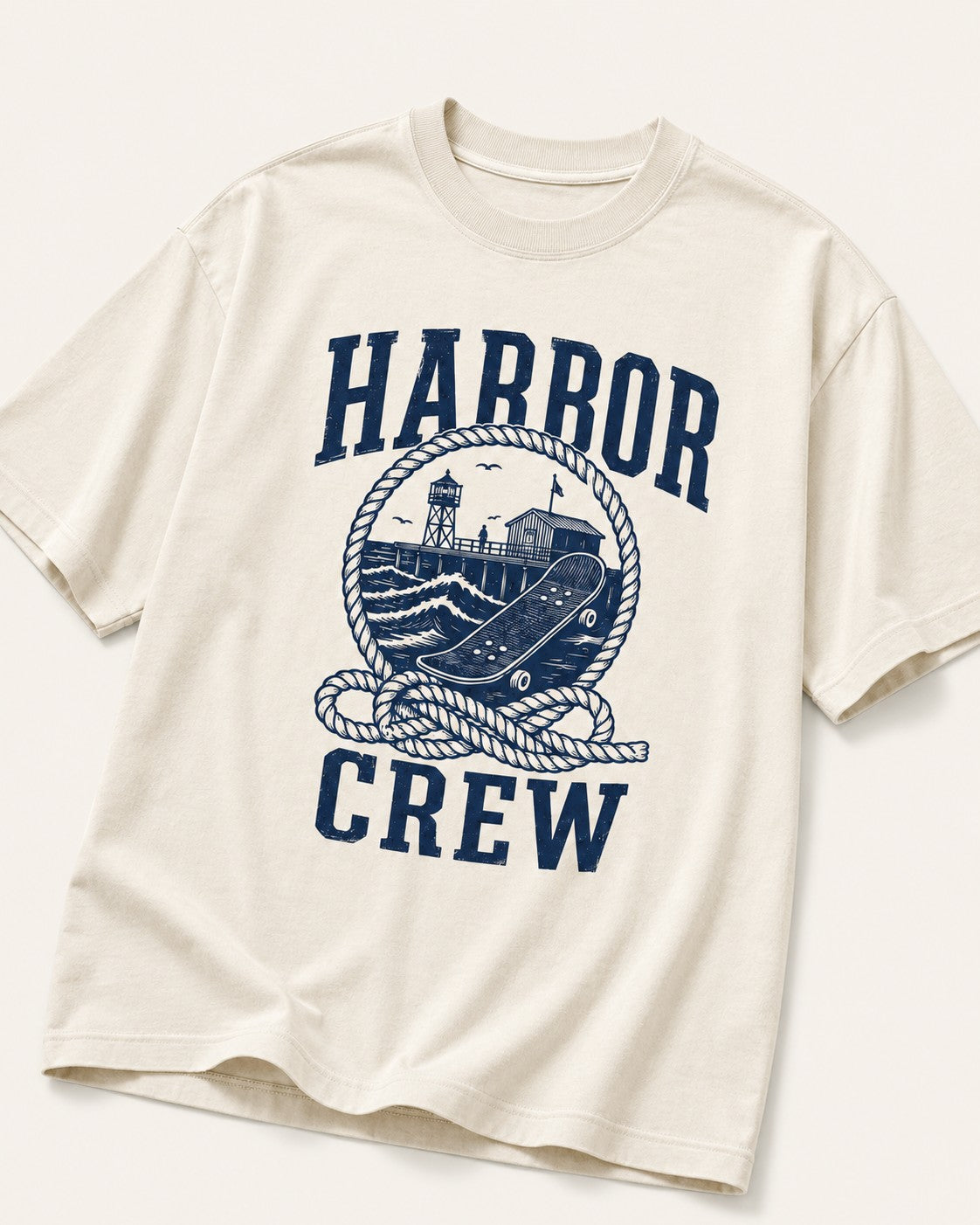 Navy/White Graphic Tee, lifestyle 4