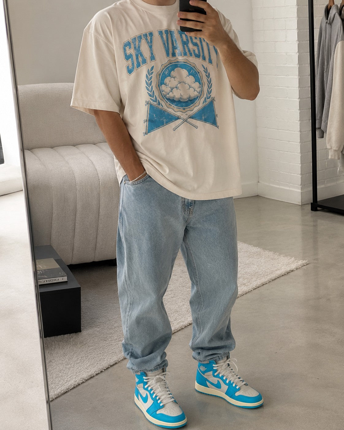 Blue/Sail Graphic Tee, lifestyle 3